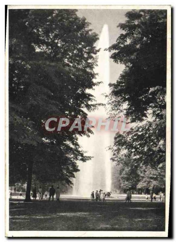 Postcard Modern Hannover Herrenkausen big fountain