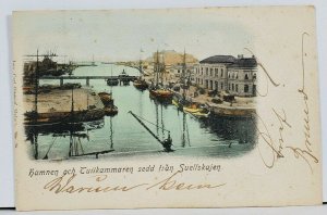 Sweden HamNen Custom Chamber Tullkammaren c1902 Postcard I8