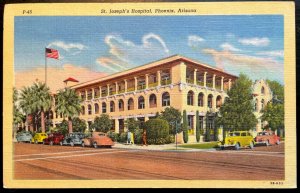 Vintage Postcard 1943 St.Joseph's Hospital Phoenix Arizona (AZ)