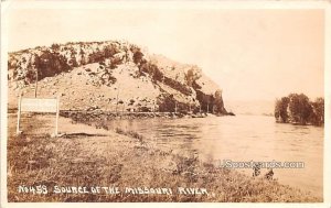 Source of the Missouri River - Missouri River Postcards Postcard