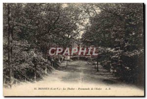 Old Postcard Rennes Tabor Walk of & # 39Enfer