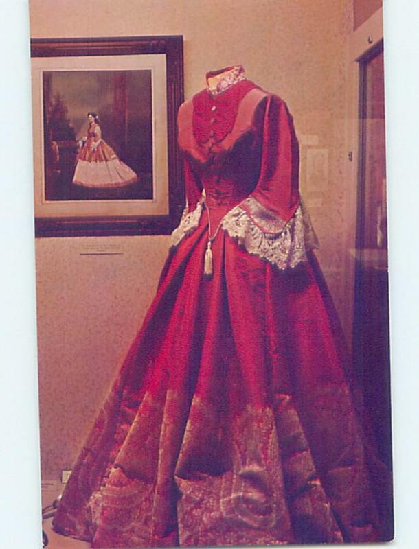 Unused Pre-1980 FASHION - ANTIQUE DRESS AT MUSEUM Carson City Nevada NV d9510