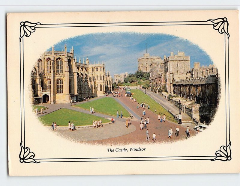 Postcard The Castle, Windsor, England