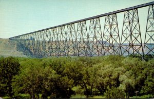 Canada Alberta Lethbridge The Longest Highest Railroad Bridge Of Its Kind In ...