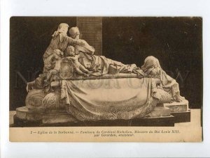 286837 FRANCE PARIS Sorbonne church Cardinal Richeleu tomb Vintage postcard