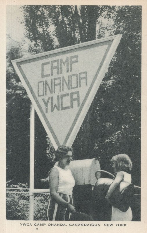 YMCA Camp Onanda Canandaigua New York Old Rare Postcard