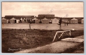 Deepcut Camp Showing Barracks & Parade Grounds, Camberley, Surrey, WWI Postcard