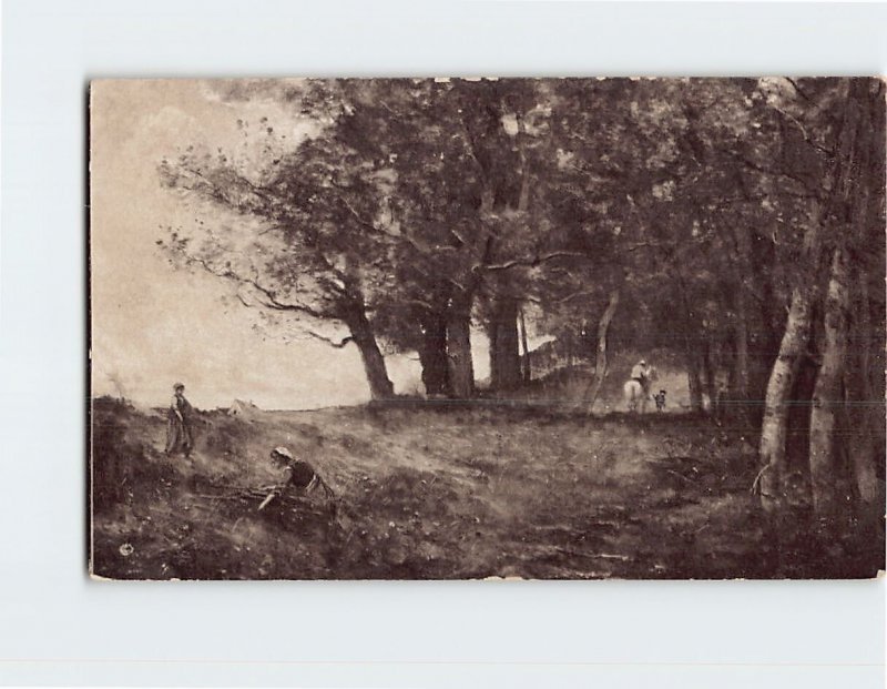 Postcard Wood Gatherers By Jean Corot Corcoran Gallery Of Art Washington DC USA