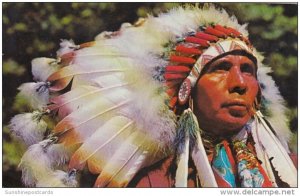 Indian Chief Seneca Indian Reservation Salamanca New York 1970