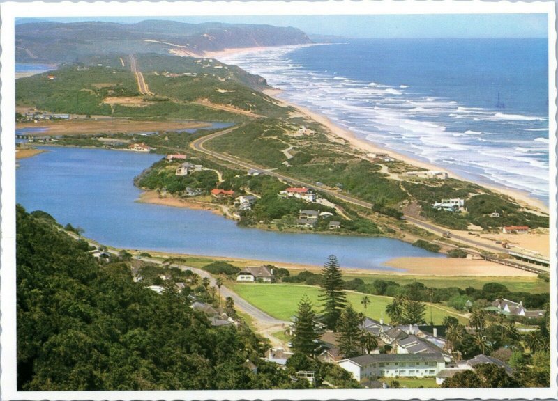 postcard - South Africa - Aerial view of Wilderness, Cape Province