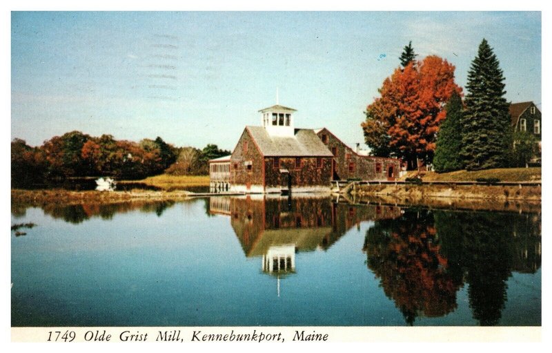 Olde Grist Mill Kennebunkport Maine National Register Historic Places