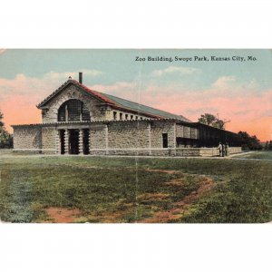 c.1911 Zoo Building Swope Park Kansas City Mo. Postcard / 2R3-681