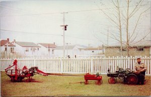 WJ Vann Winnipeg MB Case Steam Engine Models Replica Builder Postcard H28