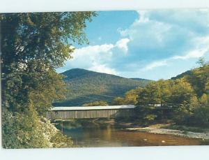 Pre-1980 COVERED BRIDGE Townshend - Near Brattleboro & Rockingham VT H7895