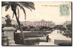 Postcard Old Nice Garden Casino