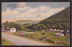 PA Coudersport Lindy Cottages 1954