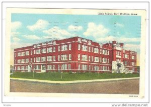 Exterior, High School, Fort Madison,Iowa,PU-1946