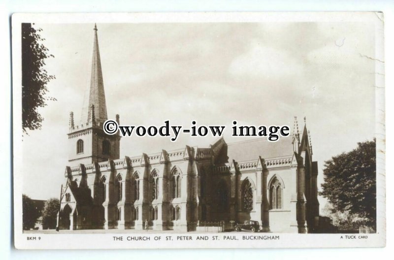 cu2429 - The Church of St. Peter & St. Paul, in Buckinham - Postcard - Tuck's