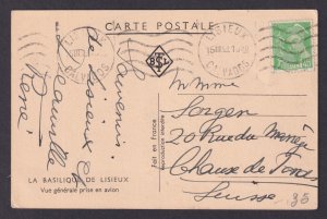 FRANCE, RPPC postcard, Lisieux, The Basilica