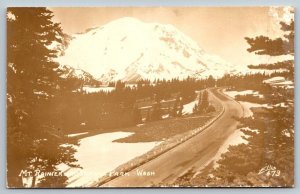 RPPC Real Photo Postcard -Mt. Rainier National Park, Washington