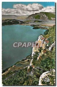 Old Postcard Environs of Aix les Bains Rock of Chambotte Bay Chatillon