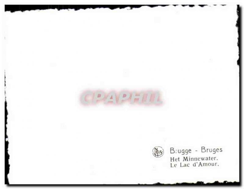Modern Postcard Brugge Bruges Het Minnewater Lake d & # 39Amour