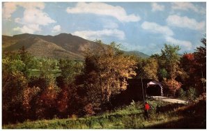 Lot 4 White Mountains Covered Bridge New Hampshire Oversized Postcard