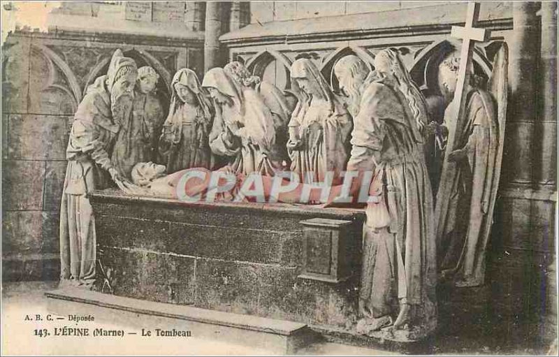 Old Postcard The Thorn (Marne) The Tomb