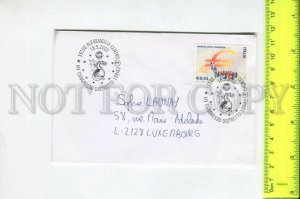 466596 2002 Italy numismatics Congress Alessandria special cancellation COVER