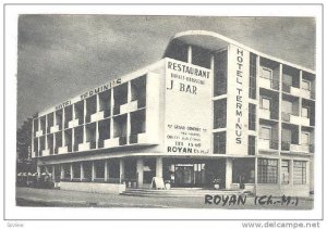 Royan (Charente-Maritime), France, 1920-30s; Hotel Terminuis , restaurant , b...