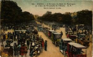 CPA PARIS 16e-Avenue du Bois de Boulogne et l'arc de Triomphe (325910)