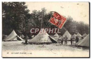 Old Postcard Camp D & # 39Avon Army