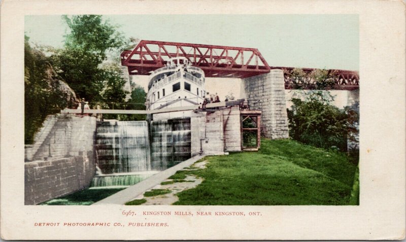 Kingston Mills near Kingston ON Ontario Unused Detroit Photo Co. Postcard F11