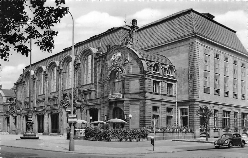 Mannheim Germany 1950s RPPC Real Photo Postcard Rosengarten