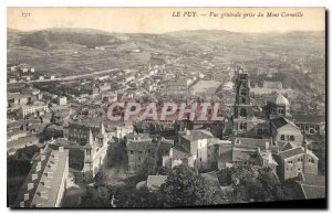 Old Postcard Le Puy General view taken of Mount Cornelius