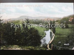 c1908 - View off River and St. Catherine's, GUILDFORD