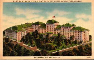 Arkansas Hot Springs Eastman Hotel and Baths Curteich