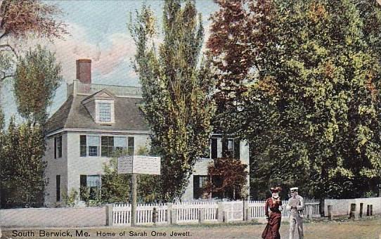 Maine South Berwick Home Of Sarah Orne Jewett 1908