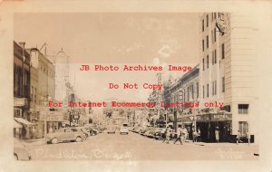 OR, Pendleton, Oregon, RPPC, Street Scene, Business Area, Photo