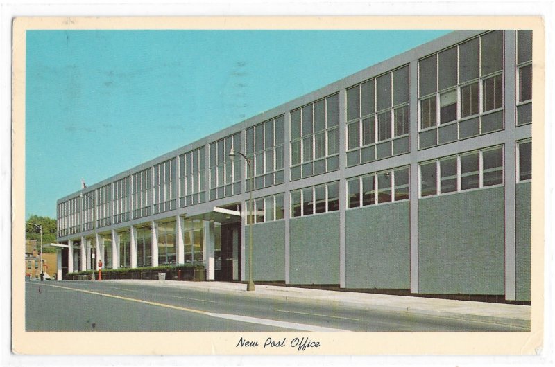 PA Harrisburg  New Post Office Building Vintage Postcard Posted 1963