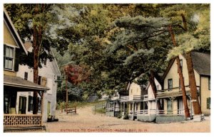 New Hampshire Alton Bay  Entrance to Campground