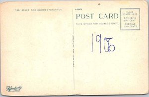 Postcard TRAIN SCENE Portland Oregon OR AL2304