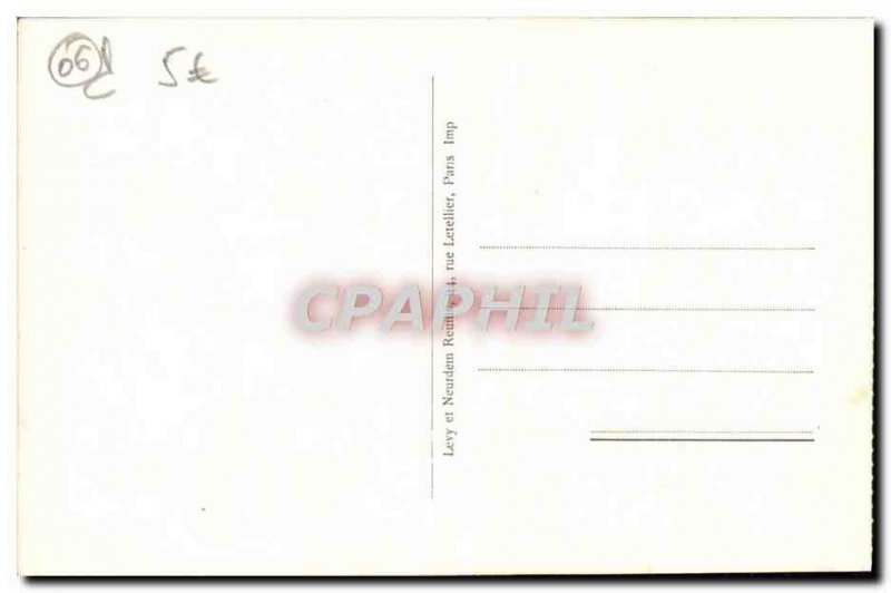 Old Postcard View Roquebrune Cap Martin