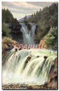 Old Postcard Reichenbachfall