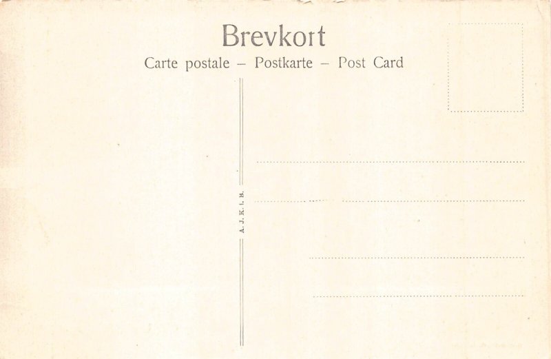 Norway Ulvik Hardanger Lake vintage postcard