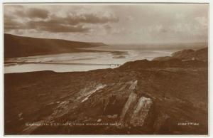 Merionethshire; Barmouth Estuary From Panorama Walk RP PPC By Valentines, Unused