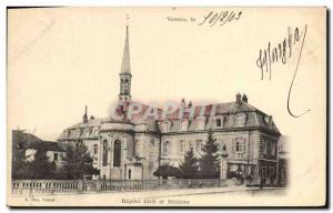 Old Postcard Army Vesoul Hopital Civil and Military