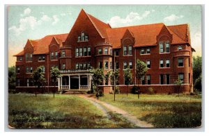 Wheaton College Dormitory Building Wheaton Illinois IL UNP DB  Postcard Y5
