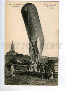 247545 FRANCE military balloons Signal airship Vintage PC #67