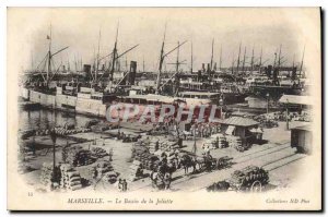 Old Postcard Marseille Basin Joliette